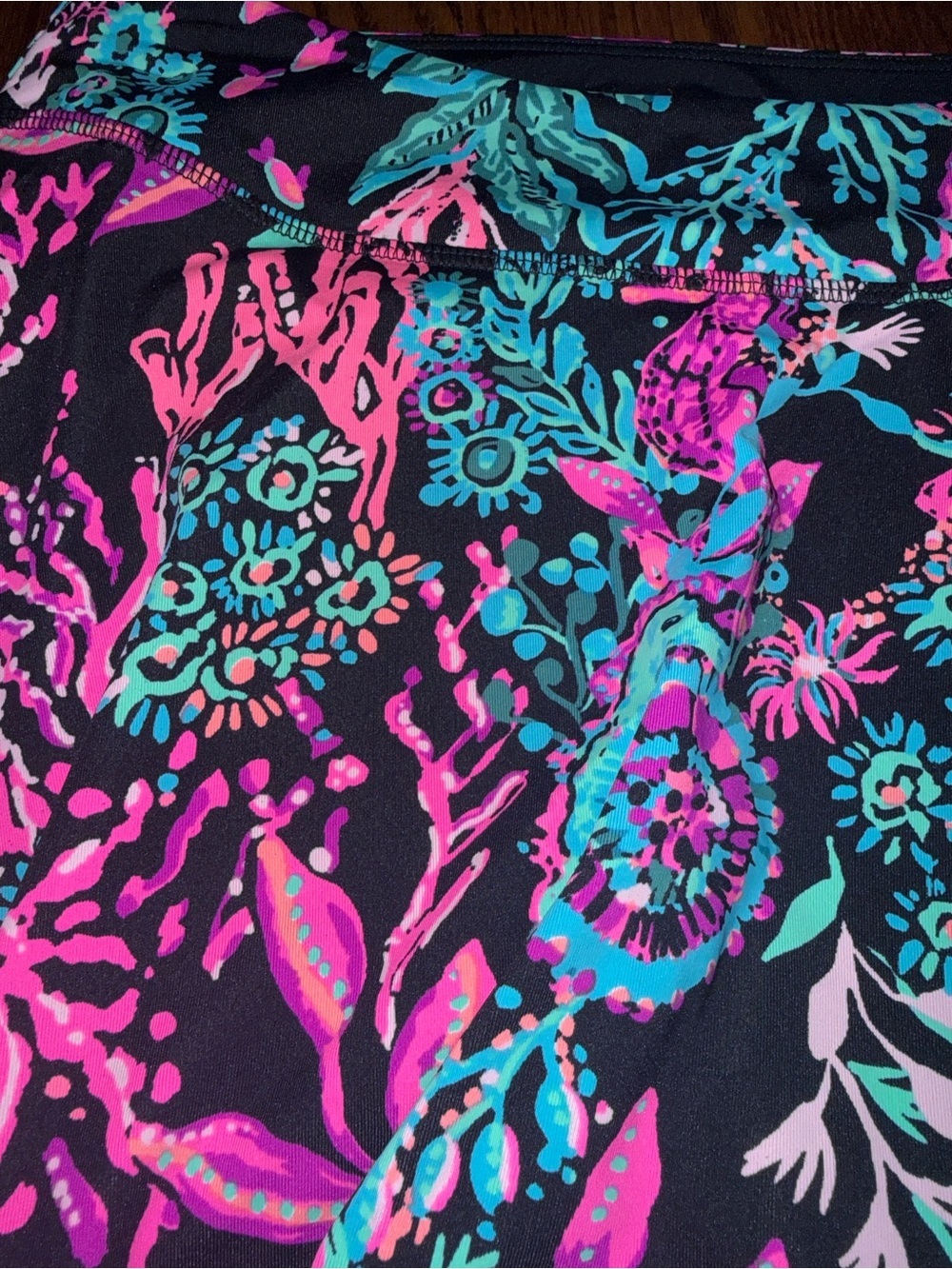 Lilly Pulitzer Luxletic Aila Skort Onyx Twilight Coral Color Size XS NWT - Picture 9 of 10